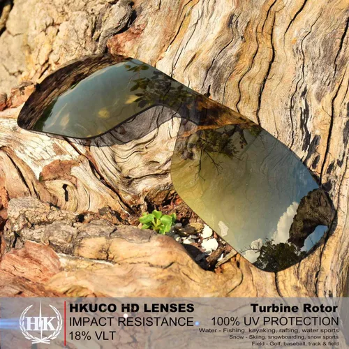 Miniatura 3 de HKUCO Lentes de repuesto para hombre Oakley Turbine Rotor