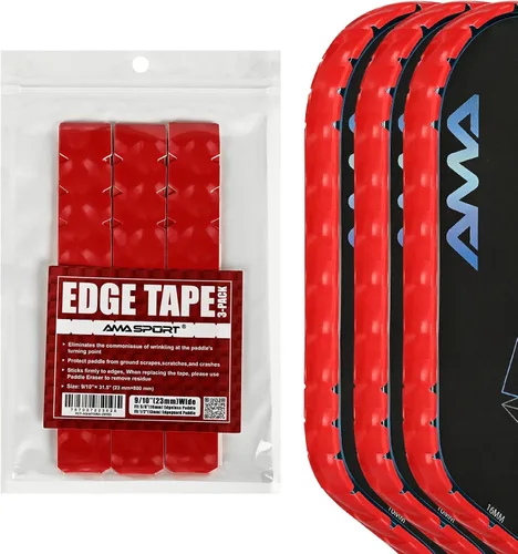 Miniatura 106 de PICKLETECH Cinta de protección de pala de pickleball – Protector de borde de cabeza de paleta – Cinta de protección de borde de raqueta ajuste