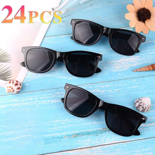 Miniatura 2 de MIAHART Paquete de 24 lentes de sol para niños, gafas de fiesta, rellenos de bolsas de golosinas a granel para niños y niñas, suministros de fiesta