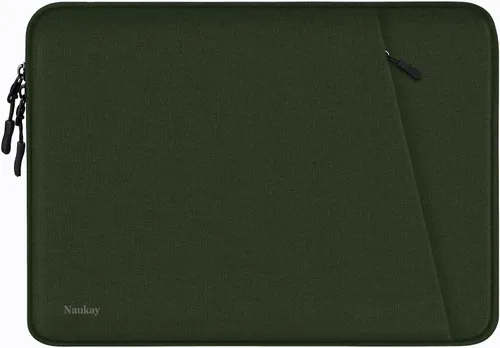 Miniatura 13 de Funda para laptop de 13.3 pulgadas, a prueba de golpes, funda protectora para computadora con bolsillo para accesorios, bolsa para laptop compatible