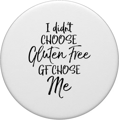 Miniatura 3 de Linda cita de GF No elegí GF sin gluten Me eligió PopSockets PopGrip intercambiable
