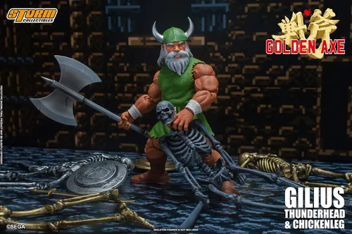 Miniatura 15 de Storm Collectibles Storm COLL Hacha dorada GILIUS Thunderhead & Chicken L 1/12 AF