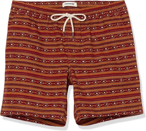 Miniatura 6 de Goodthreads Pantalones cortos de lona elástica para hombre de ajuste ajustado de 7 pulgadas