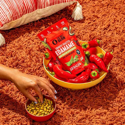 Miniatura 5 de The Only Bean Granos Edamame tostados secos crujientes (paquete variado), bocadillos saludables keto bajos en carbohidratos para adultos y niños