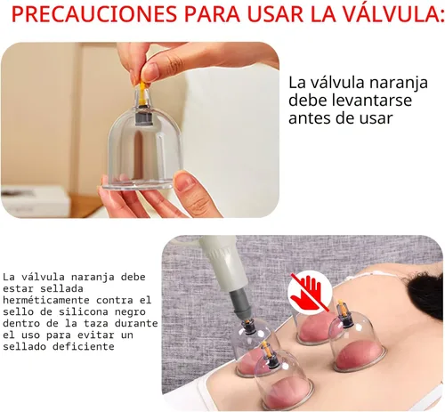 Miniatura 2 de Cupluw Juego de ventosas, kit de ventosas de 24 tazas para terapia de masaje, juego de terapia china de ventosas con magnético, juego profesional