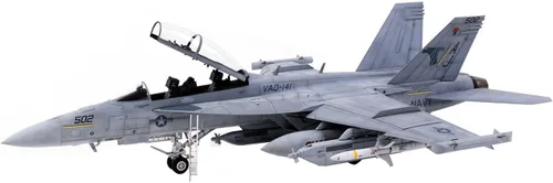 Fighter 3D Puzzles - Kits de modelos de plástico, escala 1/48 modelo EA-18G Growler Fighter, juguetes para adultos y regalo, 19.6 x 13.9 pulgadas