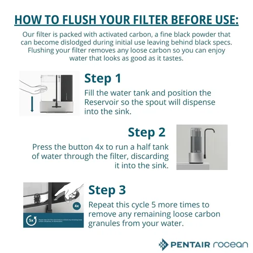 Miniatura 5 de Pentair Rocean Reservoir Cartucho de filtro de repuesto para sistema de filtro de agua Rocean