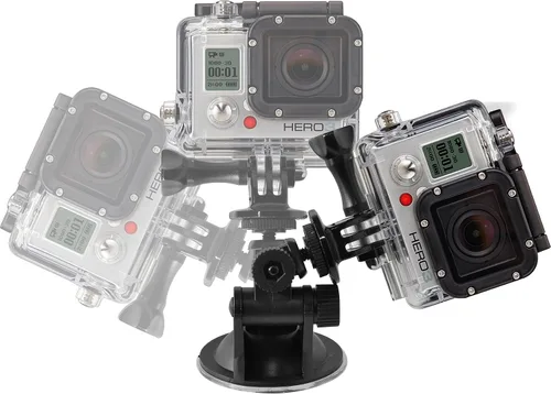 Miniatura 4 de Xit XTGPCARM Mini Soporte de coche con ventosa para cámaras GoPro Hero 3/3+ y 4 (negro)
