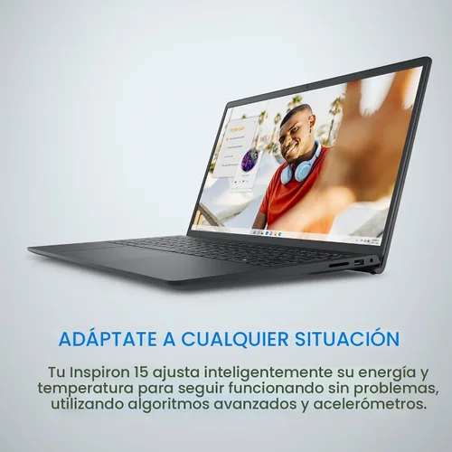 Miniatura 2 de Dell Laptop Inspiron 15 3535, pantalla FHD de 15.6 pulgadas (1920 x 1080), procesador AMD Ryzen 5 7520U, memoria RAM DDR4 de 8 GB, SSD de 512 GB