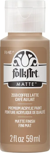 FolkArt 2559 - Pintura acrílica en varios colores (2 onzas), color café latte (Coffee Latte)