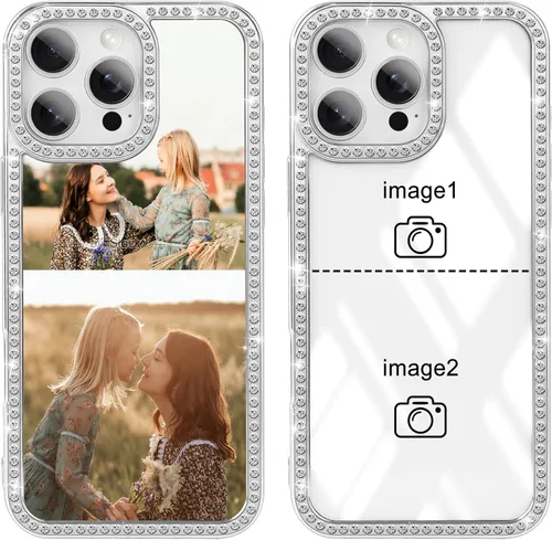 Miniatura 8 de Funda de teléfono con imágenes personalizadas para iPhone 17/16/15/14/13/12/11 Pro Max Plus Air, funda protectora suave de TPU transparente, diseño