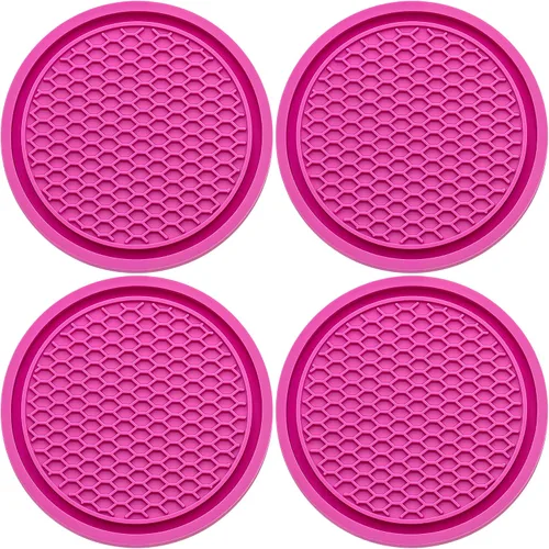 Miniatura 11 de 2 piezas posavasos para portavasos de automóvil, posavasos universales antideslizantes para portavasos de automóvil, 2.75 pulgadas posavasos