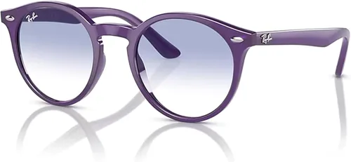 Ray-Ban Junior Kids' Round Sunglasses For Boys For Girls + BUNDLE with Designer iWear Eyewear Kit