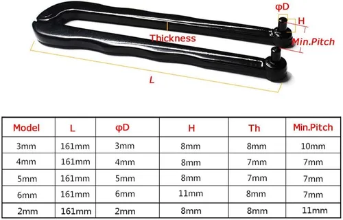 Miniatura 3 de YOUTO - Llave de cara ajustable para tuercas redondas con agujeros perforados (0.118 pulgadas)