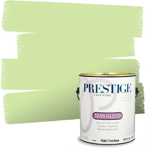 Miniatura 179 de PRESTIGE Pinturas Pintura interior e imprimación en uno, 1 galón, cáscara de huevo, aventura