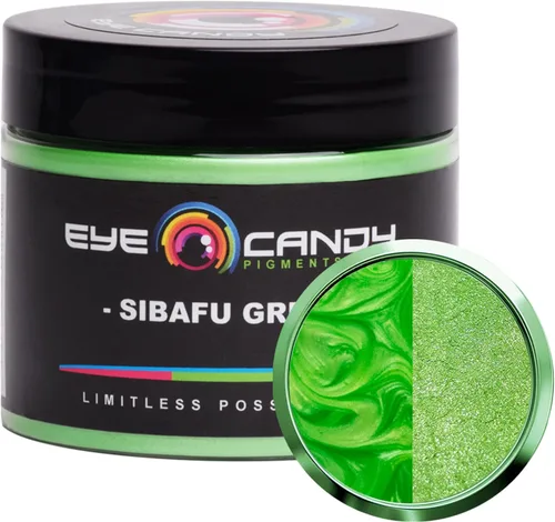 Miniatura 11 de Eye Candy Pigmento en polvo de mica prémium "té verde" (1.76 onzas), aditivo multiusos para manualidades y manualidades carpintería, bombas