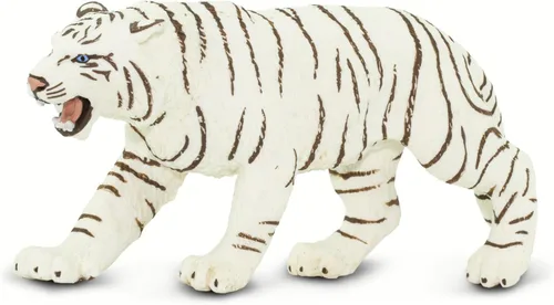Miniatura 2 de Safari Ltd. Figura de tigre de Bengala blanca – Figura detallada de plástico de 6 pulgadas – Divertido juguete educativo para niños, niñas y niños a