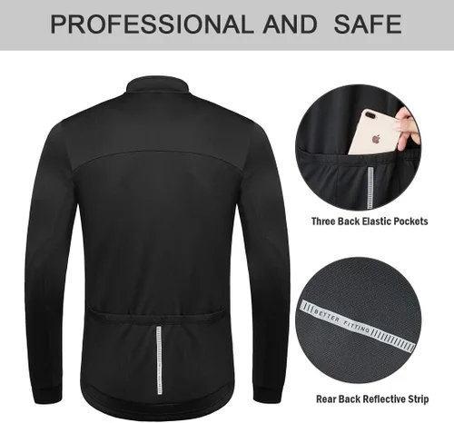 Miniatura 9 de Przewalski Chaqueta térmica de manga larga con 3 bolsillos traseros para hombre