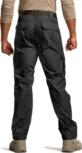 Miniatura 2 de CQR Pantalones tácticos para hombre, resistentes al agua, pantalones cargo Ripstop, ligeros EDC trabajo, senderismo, ropa para exteriores