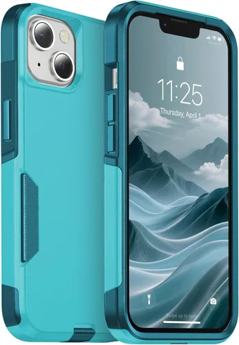 Miniatura 28 de jaroco Funda para iPhone 13 y Funda para iPhone 14 y Funda para iPhone 15 [Protección de Servicio Pesado][Protección contra Caídas de Grado