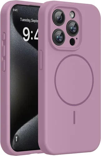 Miniatura 222 de Miracase Funda diseñada para iPhone 13, con protector de pantalla de vidrio templado, forro de microfibra suave antiarañazos, funda de goma