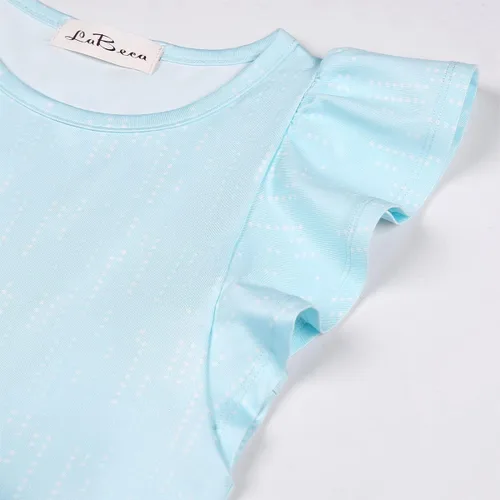 Miniatura 6 de LaBeca - Vestido sin mangas o de manga larga para niñas, vestidos casuales con diseño de unicornio o sirena para niñas pequeñas o grandes