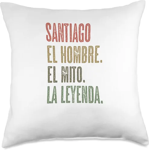 Miniatura 4 de SANTIAGO - El Hombre El Mito La Leyenda Nombre - Throw Pillow
