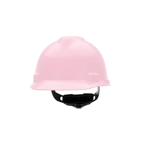Miniatura 30 de MSA 477484 V-Gard - Casco de seguridad, con suspensión de trinquete Fas-Trac III, carcasa de polietileno, protección anti-impacto superior, correas