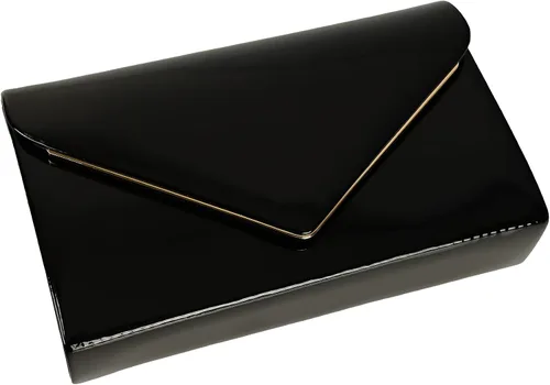 Miniatura 5 de MOJISOLO Bolsos de mano de noche para mujer, para cóctel, graduación, boda, fiesta, charol, elegante bolso plegable