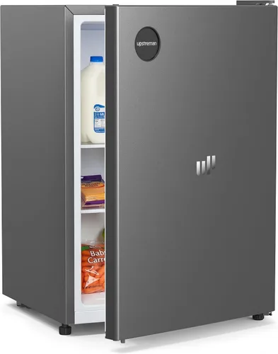 Miniatura 10 de Upstreman Mini refrigerador de 2.5 pies cúbicos, refrigerador pequeño de una sola puerta, refrigerador para dormitorio con 7 termostatos ajustables