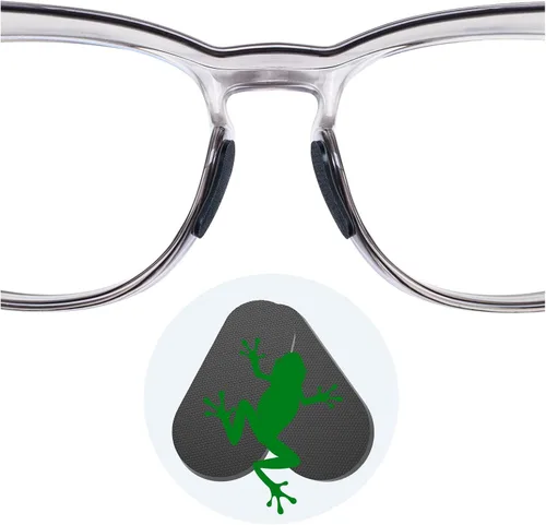 Almohadillas para la nariz para gafas, 0.039 pulgadas de grosor, miles de fibras microestructuradas inspiradas en ranas, almohadillas