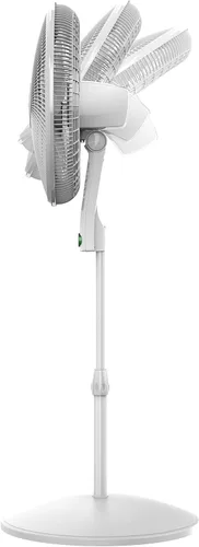 Miniatura 12 de Lasko EcoQuiet - Ventilador de pedestal oscilante con motor silencioso de corriente continua, 12 velocidades, temporizador de 8 horas, altura