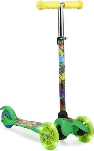 Miniatura 19 de Self Balancing Kick Scooter with Light Up Wheels, Extra Wide Deck, 3 Wheel Platform, Foot Activated Brake, 75 lbs Limit, Kids & Toddlers Girls or