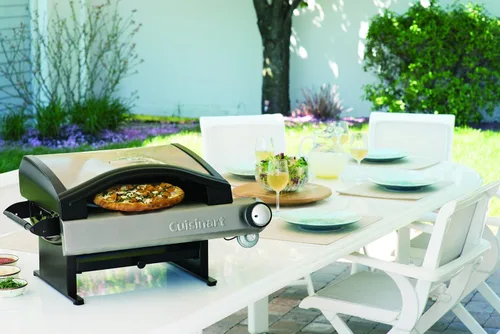 Miniatura 4 de Cuisinart Horno portátil para pizza al aire libre CPO-600 y cáscara de pizza de aluminio CPP-612, 12