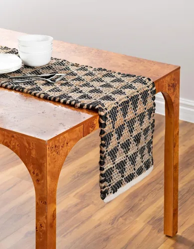 Miniatura 18 de Unique Loom Chindi Jute Collection - Alfombra de área (2 pies 2 pulgadas x 6 pies 1 pulgada, blanco/natural)