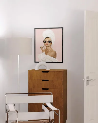 Miniatura 5 de HAUS AND HUES Audrey Hepburn Arte de pared de Vogue Póster de Audrey Hepburn Arte de pared de Hollywood Impresiones de arte de mujeres famosas