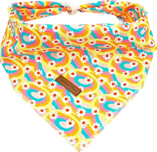Miniatura 23 de Lionheart Glory Bandana para perro, bufanda azul para perro, estampado de cerveza, ajustable para perros pequeños a grandes