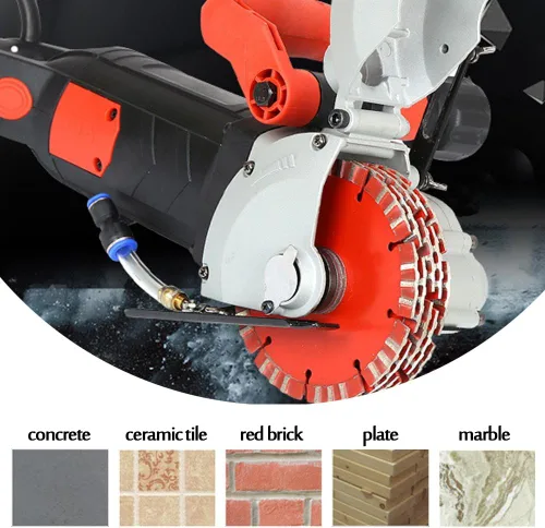 Miniatura 6 de Máquina de corte de ranura de pared de 110 V con caja de transporte Máquina de ranurado de pared de 4800 W Perseguidor de pared eléctrico