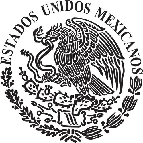 Miniatura 6 de ESTADOS UNIDOS Mexicanos - Vinilo adhesivo con la bandera de Águila y Águila de México, color gris oscuro, 8 pulgadas