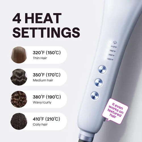 Miniatura 4 de Wavytalk Cepillo Alisador de Cabello Pro Steam, Steamline Pro 3 en 1 Cepillo Alisador, el Vapor Reduce el Daño, Nutre el Cabello y Acelera