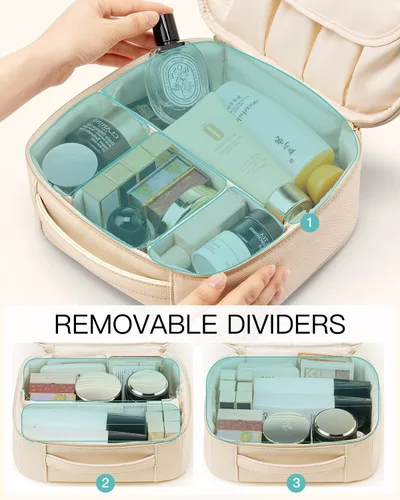Miniatura 4 de Vlando Regalo para Mujeres,Bolsas de Maquillaje de Viaje para Mujeres,Regalos de Cumpleaños para Amigas, Ideas de Regalo de Cumpleaños Iniciales