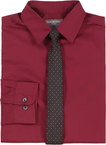 Miniatura 2 de Van Heusen Conjunto de camisa de vestir y corbata con botones y cuello de manga larga para niños