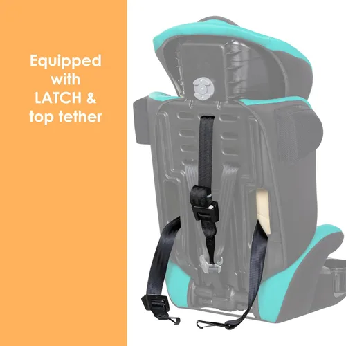 Miniatura 16 de Baby Trend Hybrid SI 3 en 1 Asiento elevador combinado para coche con protección contra impactos laterales, Hoboken Teal