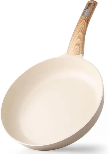 Miniatura 16 de SENSARTE Sartén de Cerámica Antiadherente con Tapa de 11 Pulgadas, Sartén de Tortilla sin Stick, Sartén de Cocina Saludable y no Tóxica, Libre