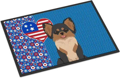 Miniatura 59 de Caroline's Treasures WDK5119JMAT Airedale Terrier USA - Tapete para interiores o exteriores, 24 x 36 pulgadas, tapete para puerta delantera