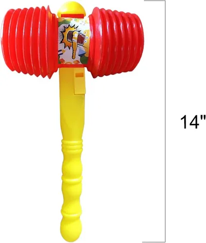 Miniatura 3 de ArtCreativity Martillo Chirriante Gigante para Niños – Juguete Chirriante Jumbo de 14 Pulgadas, Perfecto para Payaso, Carnaval y Favores de Fiesta