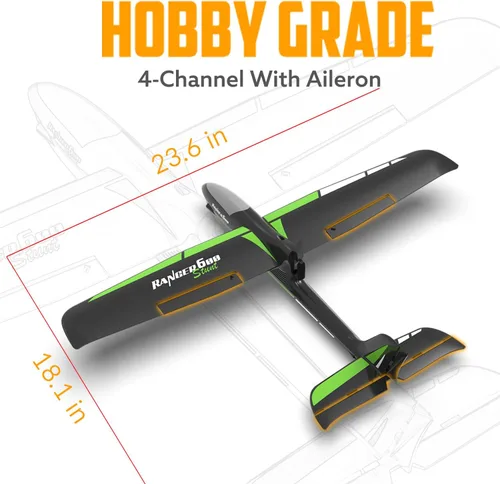 Miniatura 3 de VOLANTEXRC - Avión RC de nueva versión, avión de control remoto para adultos, avión RC de 4 canales con construcción de espuma duradera, 3 modos