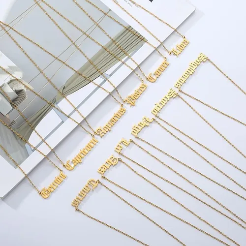 Miniatura 7 de Shulemin Collares para mujer, joyería de moda, regalo de San Valentín, collar creativo de doce constelaciones, collar de cadena de clavícula, collar