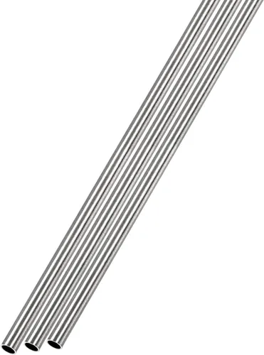 Miniatura 36 de METALLIXITY Tubo de acero inoxidable 304 (0.276 in de diámetro exterior x 0.031 in de alto x 11.811 in de largo) 3 piezas, tubo recto, para muebles