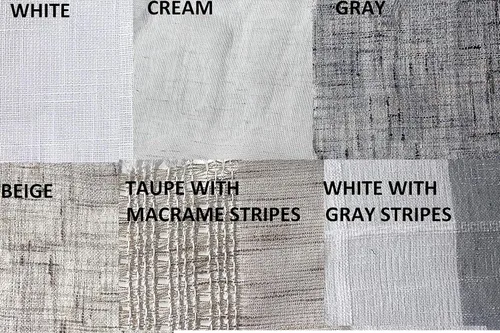 Miniatura 2 de Ikiriska Cortina de lino transparente extra larga (1 panel) hecha a medida de 12 13 14 15 16 17 18 20 24 pies 2 pisos gris, beige, blanco, crema